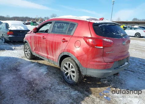 2014 Kia Sportage Lx z USA, uszkodzony, nr VIN KNDPB3AC7E7658545